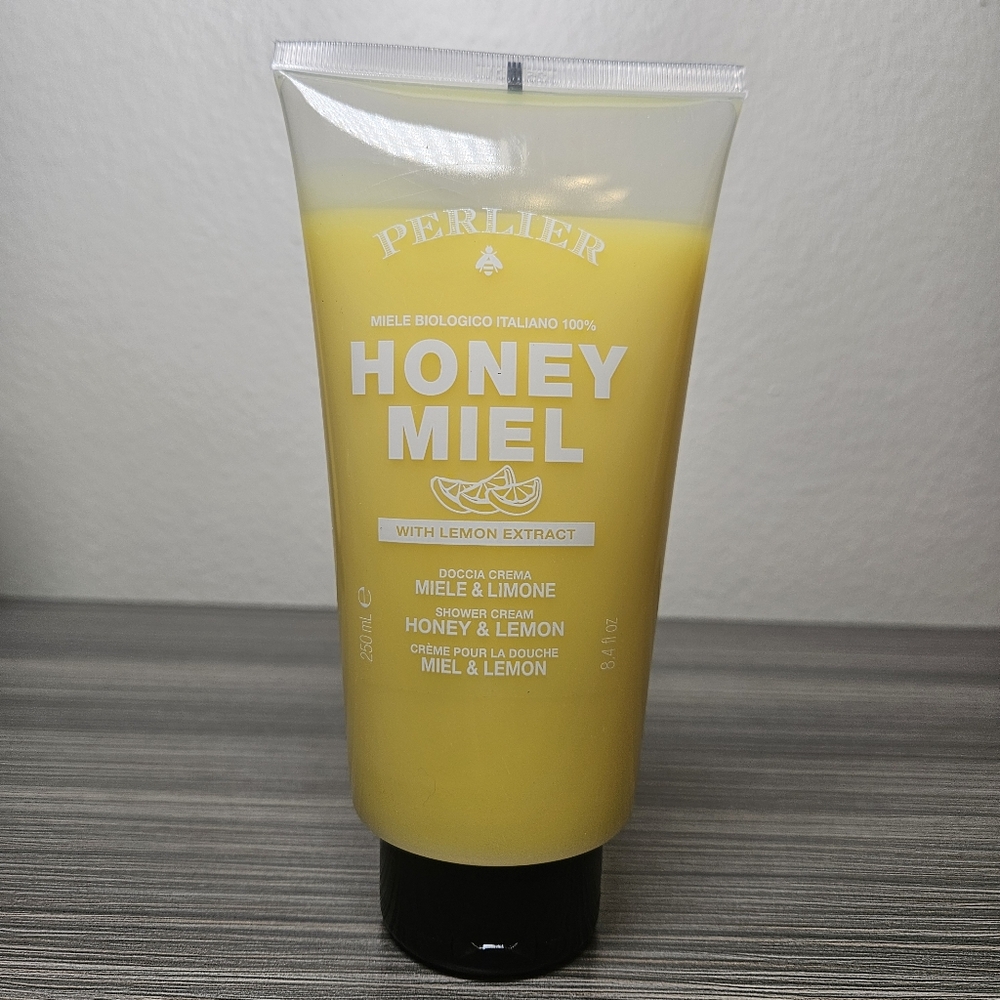Perlier Honey Miel Shower Cream with Lemon Extract Honey & Lemon New 8.4oz